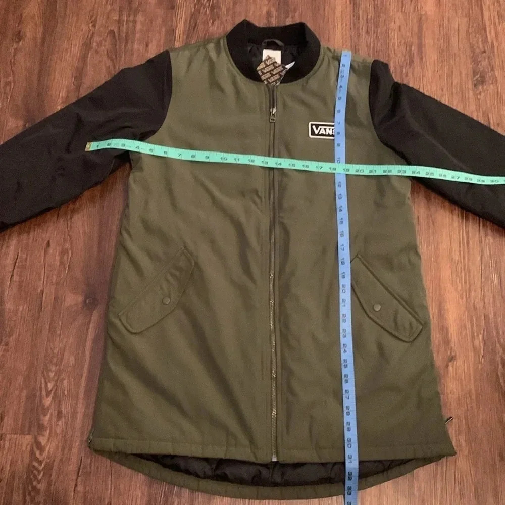 Vans Boom Olive Long Jacket Boom Olive Green NWT - Picture 10 of 14